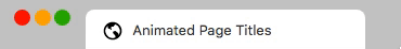 Title Animo | Animated Page Titles for WordPress - 5